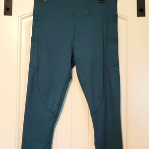 Zyia LNT 7/8 Teal Rose leggings